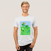 Lang leve de konijnen, Parkdag Tri-Blend Shirt (Voorkant volledig)