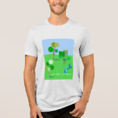 Lang leve de konijnen, Parkdag Tri-Blend Shirt (Voorkant)