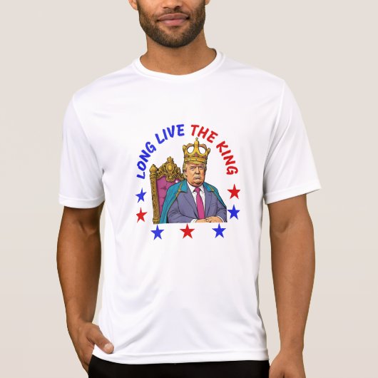 LANG LEVE DE KONING - DONALD TRUMP T-SHIRT (Voorkant)
