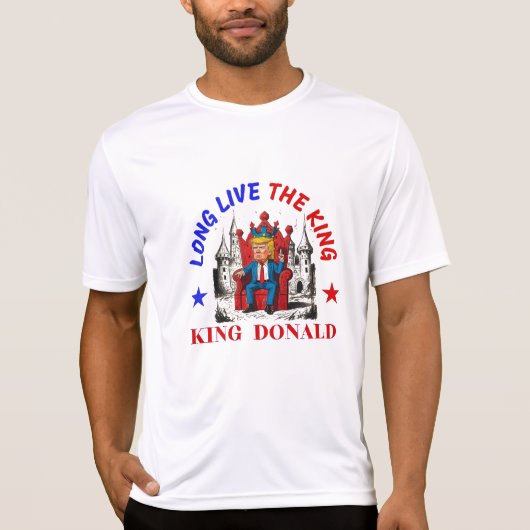 LANG LEVE DE KONING - DONALD TRUMP T-SHIRT (Voorkant)
