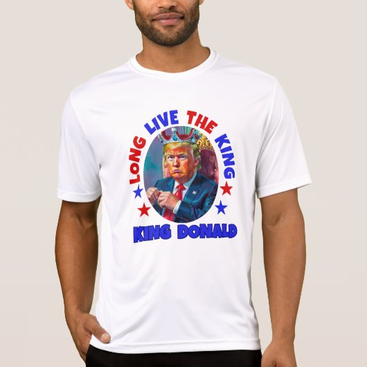 LANG LEVE DE KONING - DONALD TRUMP T-SHIRT (Voorkant)