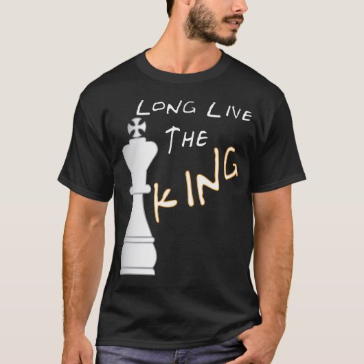Lang leve de koning! t-shirt (Voorkant)