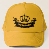 Lang leve de koning trucker pet (Voorkant)