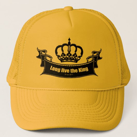 Lang leve de koning trucker pet (Voorkant)