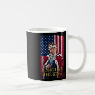 Lang Leve De Koning Vintage Retro Trump Portret 4t Koffiemok