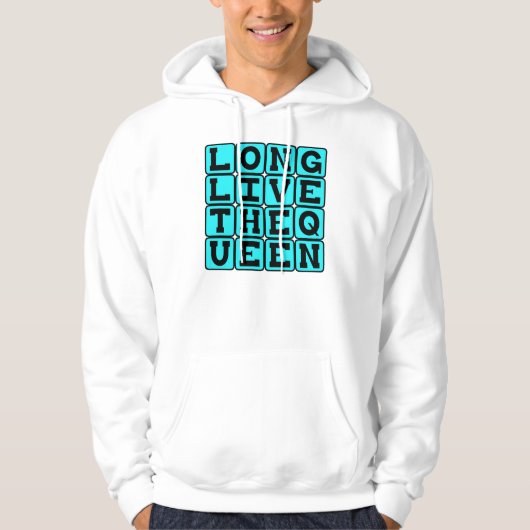 Lang leve de koningin, Britse wens Hoodie (Voorkant)
