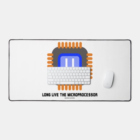 Lang leve de microprocessor Humor Bureaumat (Keyboard & Muis)