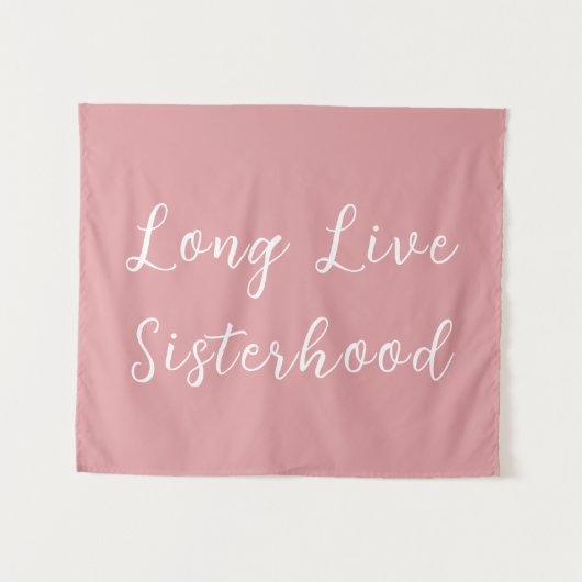 Lang leve de zusterkamer Speelkamer Kinderkamer Mu Wandkleed (Voorkant (horizontaal))