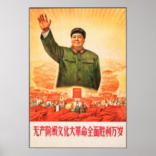 Lang leve grote proletariër van de culturele revol poster