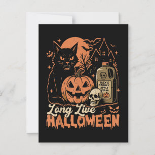 Lang leve Halloween Briefkaart