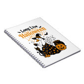 Lang leve Halloween Goose Heks Notitieboek (Rechterzijde)
