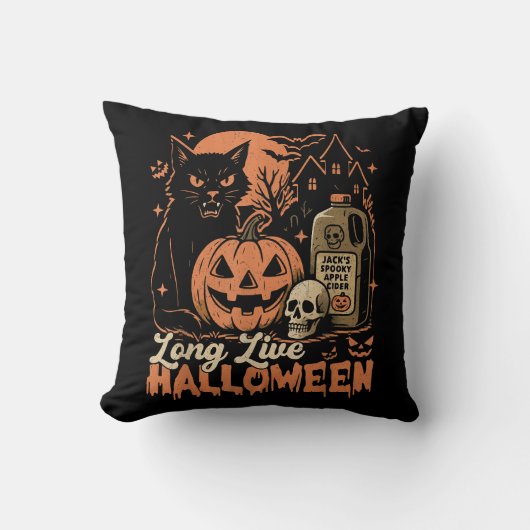 Lang leve Halloween Kussen (Voorkant)