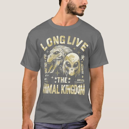 Lang leve het Animal Kingdom-cadeau T-shirt (Voorkant)