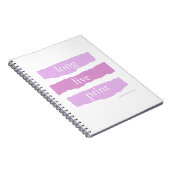 lang leve het spiraal schrift notebook notitieboek (Rechterzijde)