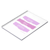 lang leve het spiraal schrift notebook notitieboek (Linkerzijde)