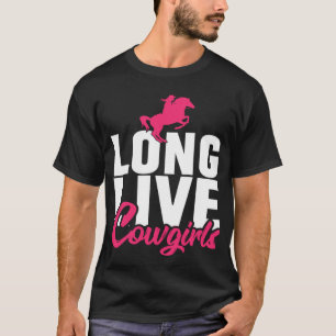 Lang leve Howdy Rodeo Vintage Western Country Cowg T-shirt