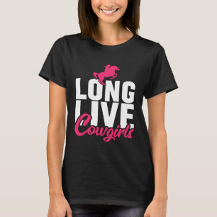 Lang leve Howdy Rodeo Vintage Western Country Cowg T-shirt