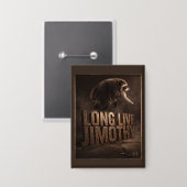 Lang leve Jimothy Wasbeer Button (Voorkant / Achterkant)