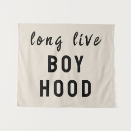 Lang leve jongenskamer speelkamer kinderkamer muur wandkleed