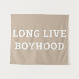 Lang leve jongenskamer speelkamer kinderkamer muur wandkleed