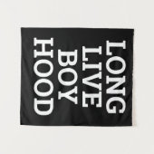 Lang leve jongenskamer speelkamer kinderkamer muur wandkleed (Voorkant (horizontaal))