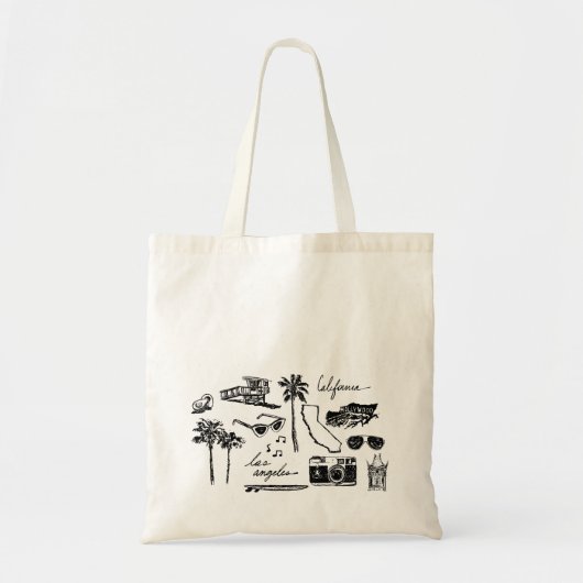 Lang leve Los Angeles Tote Bag (Voorkant)