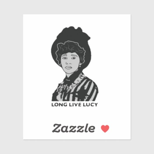 Lang leve Lucy Sticker (Vel)