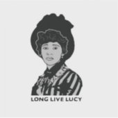 Lang leve Lucy Sticker (Voorkant)
