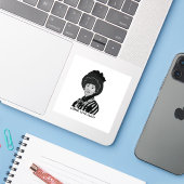 Lang leve Lucy Sticker (Laptop met iPhone)