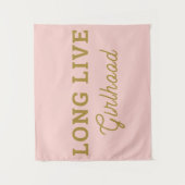 Lang leve meisjesachtigheid meisjeskamer speelkame wandkleed (Voorkant)