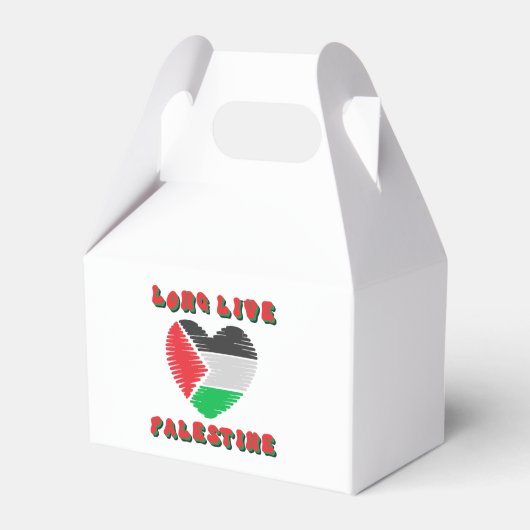Lang leve Palestina Bedankdoosjes (Voorkant Zijde)