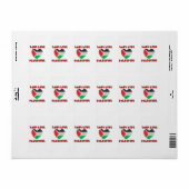 Lang leve Palestina Etiket (Full Sheet)