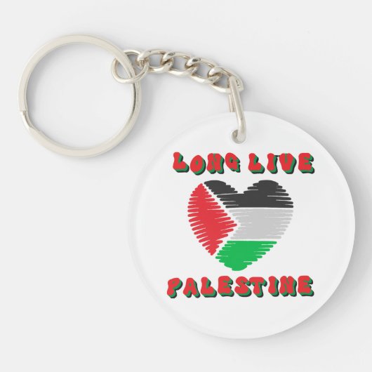 Lang leve Palestina Sleutelhanger (Voorkant)