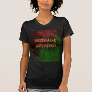 Lang leve Palestine Distress Women's T-shirt