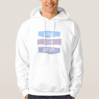 lang leve print hoodies in matunuck lucht kleuren
