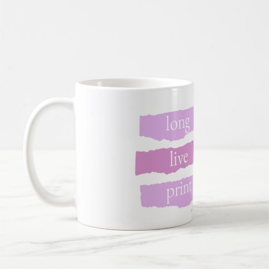 lang leve print koffiemok (Links)
