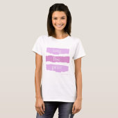 lang leve print T-shirt (Voorkant volledig)