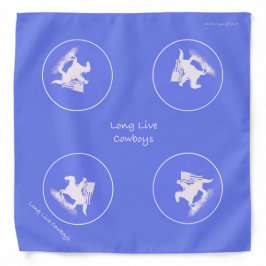 Lang leven Cowboys Bandana in PeriWinkle