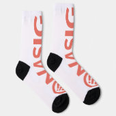 lang logo-sinaasappel sokken (Rechts)