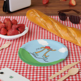 Lang lopend PI - Funny Pi Guy Paper Bord