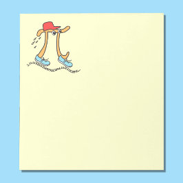 Lang lopend Pi - Funny Wiskunde Pi Guy Notitieblok