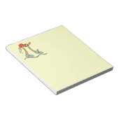 Lang lopend Pi - Funny Wiskunde Pi Guy Notitieblok (Schuin)