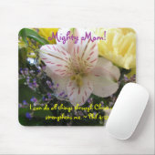 Lang met lalas zacht geel, mam, ik kan... muismat (Met muis)