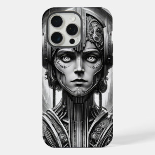 Lang Metropolis eerbetoon. Retro futuristische Vro iPhone 15 Pro Max Case