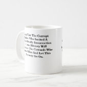 Lang nadat de lijkschouwer is weggegaan....... koffiemok (Voorkant links)