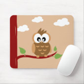 Lang open met heldere ogen muismat (Met muis)