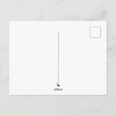 Lang pad door de moerassen briefkaart (Achterkant)