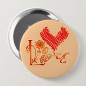 Lang Ronde Button 4,0 Cm (Voorkant /achterkant)