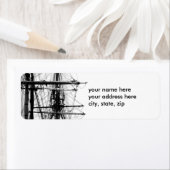 Lang schip (links) etiket (Insitu)