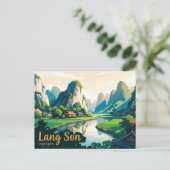 Lang Son Vietnam Briefkaart (Staand voorkant)